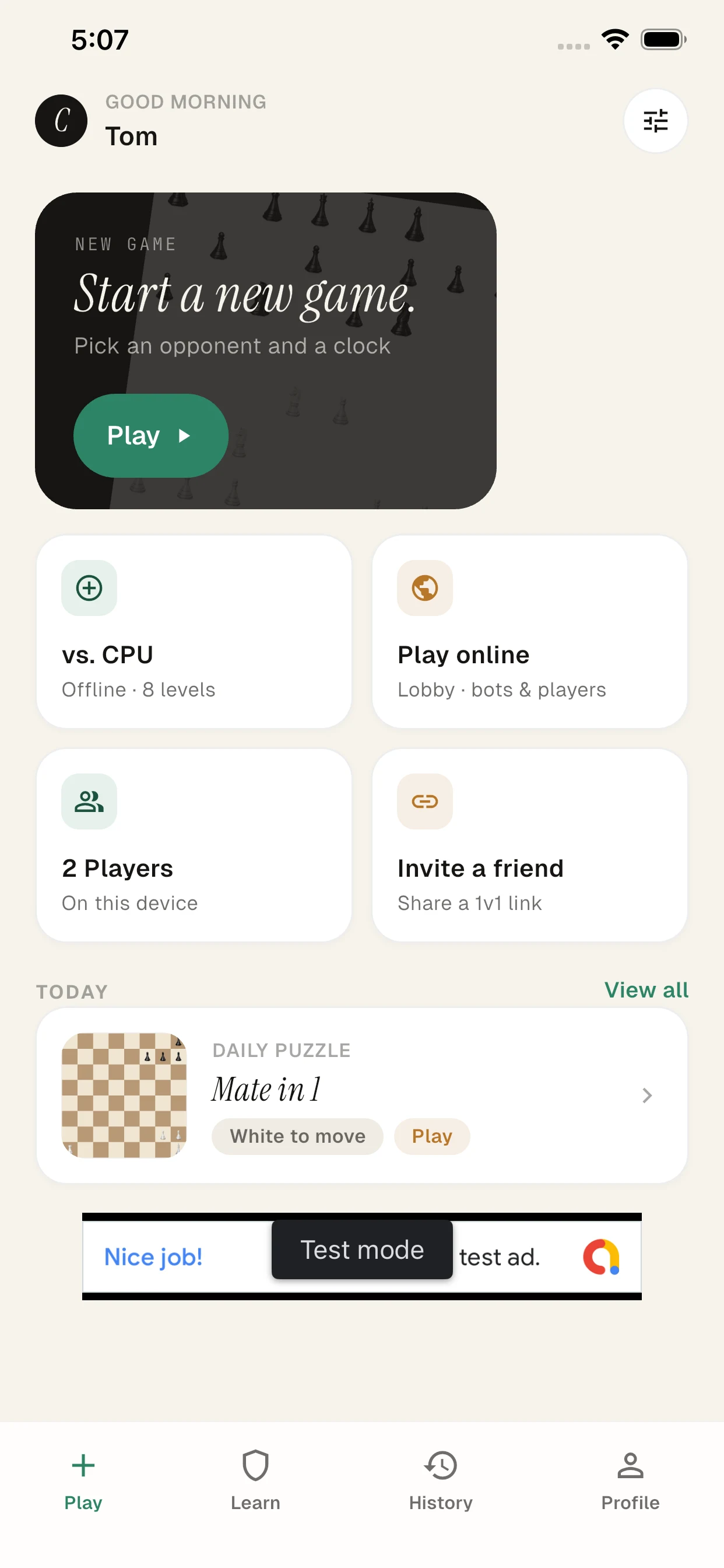 Ajedrez Caïssa chess screenshot