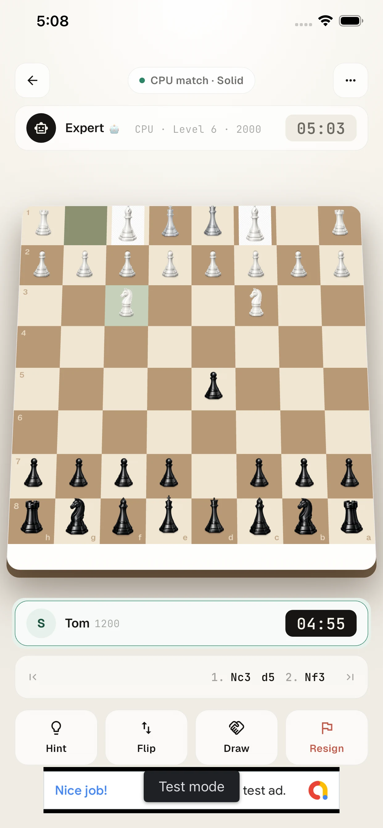 Ajedrez Caïssa chess screenshot