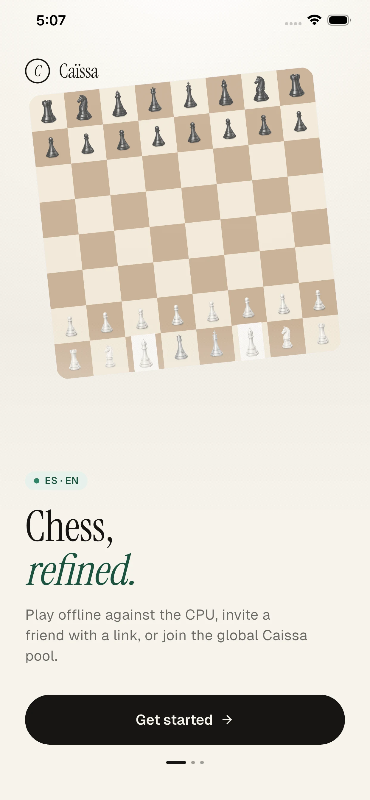 Ajedrez Caïssa chess screenshot